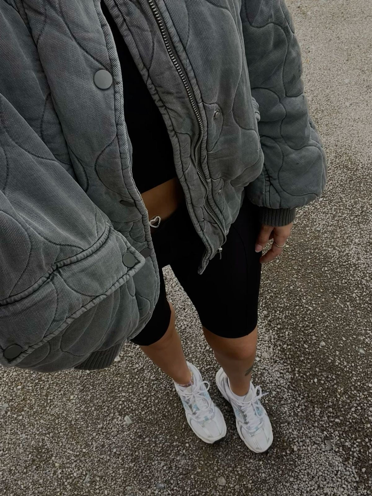 Luna Quilted Bomber Jacket