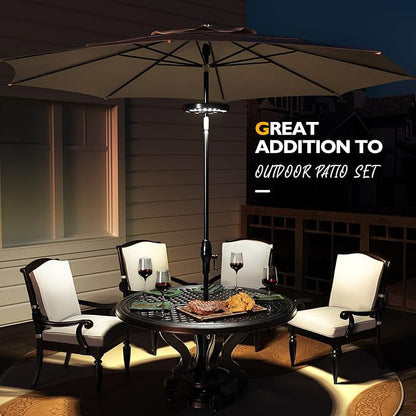 Parasol Clip Light with Warm White LED and Rechargeable Battery