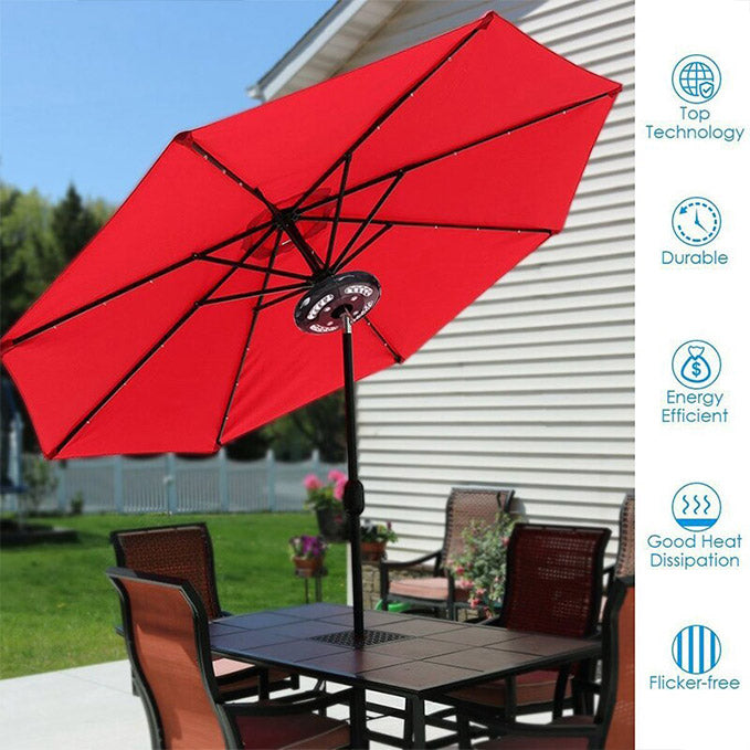 Parasol Clip Light with Warm White LED and Rechargeable Battery