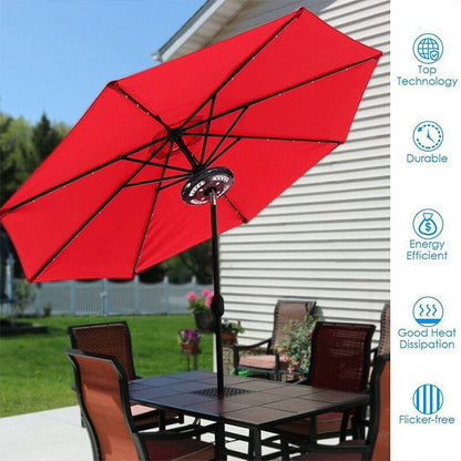 Parasol Clip Light with Warm White LED and Rechargeable Battery