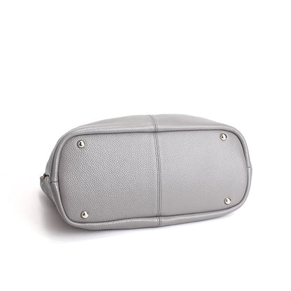 Lara Luksus Tote i Ægte Læder i Kohud