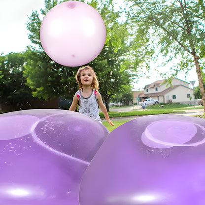 Inflatable Stretchy Ball with Air Valve and Burst-Resistant Material for Indoor and Outdoor Play