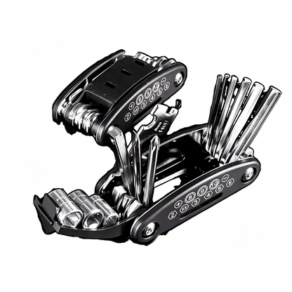 16-in-1 Rotating Socket Wrench with Non-Slip Handle and Universal Compatibility