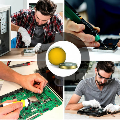 Soldering Flux Paste for Electronics and Metalwork with Smooth Solder Flow