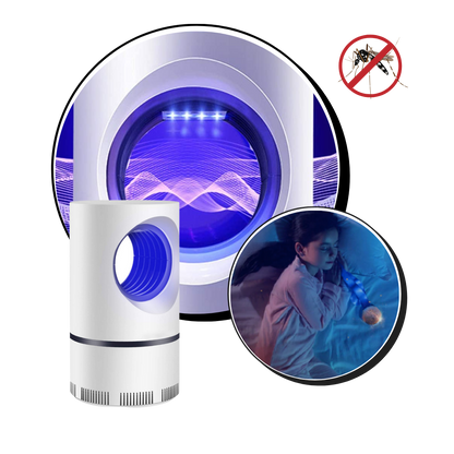 Violet LED Insect Trap with Fan Capture and Removable Tray