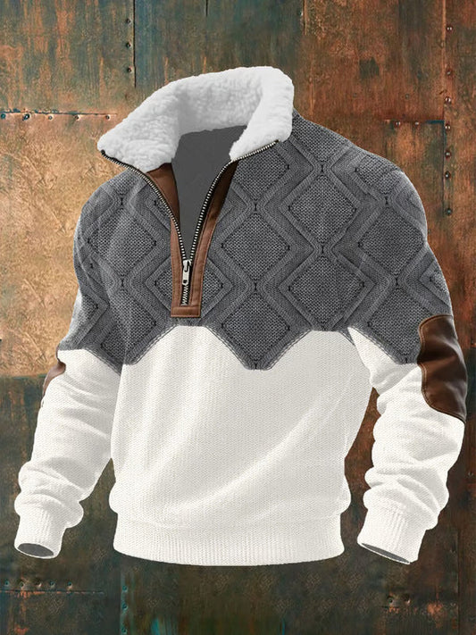 Magnus Sherpa-Lined Knit Sweater