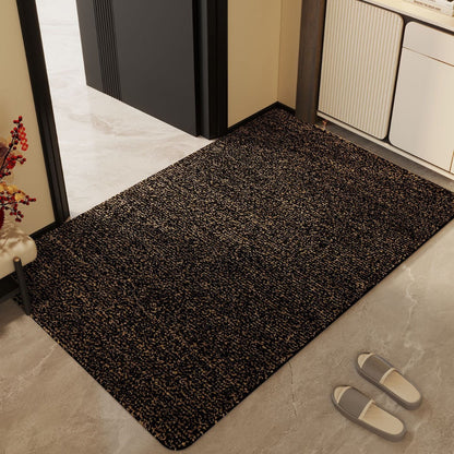 Plush Fiber Indoor Mat, Machine Washable