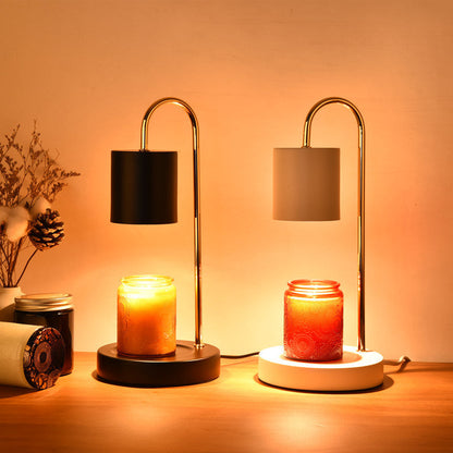 Arch Table Lamp with Focused Downward Lighting and Adjustable Metal Arm