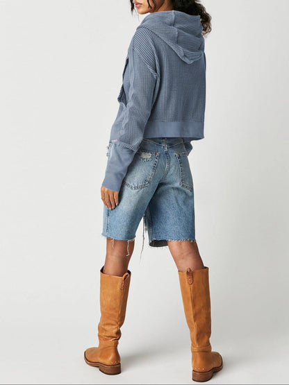 Valona Waffle Hoodie