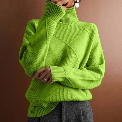 Maya Geometrisk Tekstureret Sweater