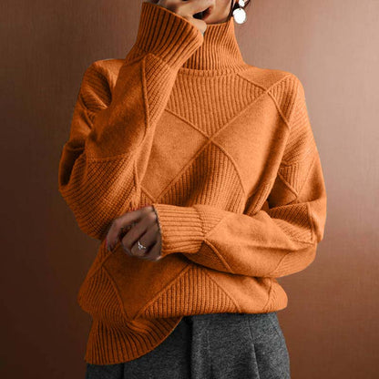 Maya Geometrisk Tekstureret Sweater