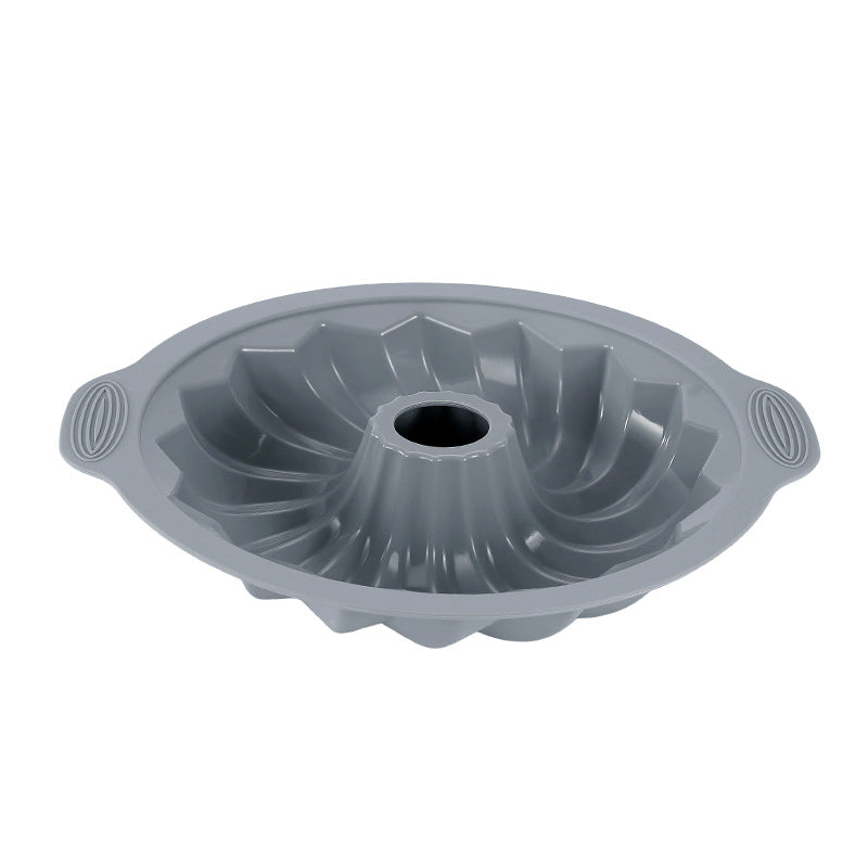 Silicone Cake Mold with Textured Pattern Design and Nonstick Release