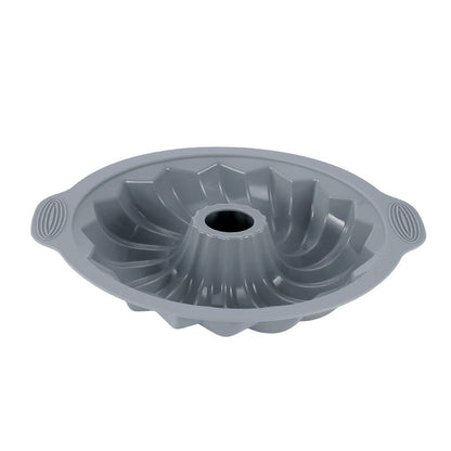 Silicone Cake Mold with Textured Pattern Design and Nonstick Release