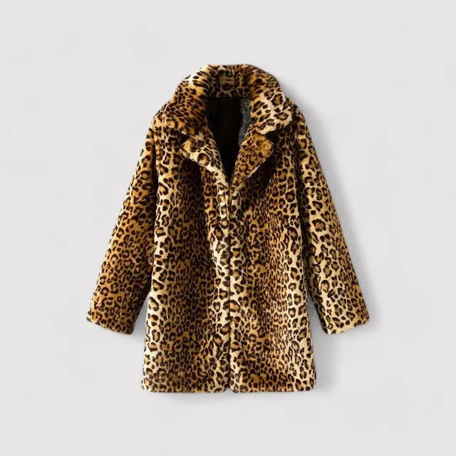 Luna Leopard Fur Coat