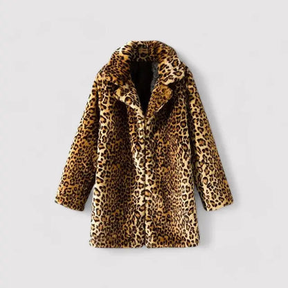 Luna Leopard Fur Coat