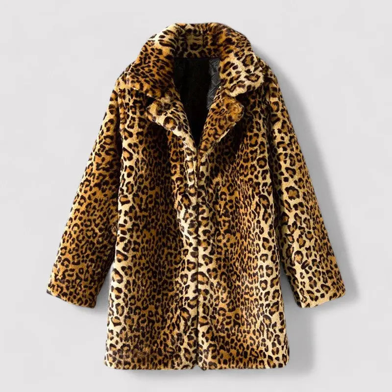Luna Leopard Fur Coat