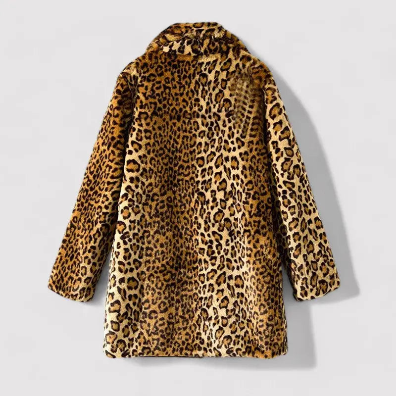 Luna Leopard Fur Coat