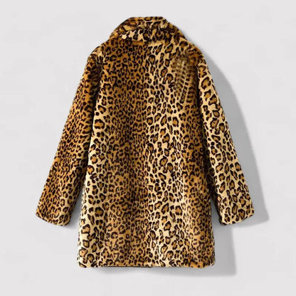 Luna Leopard Fur Coat