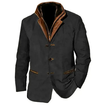 Palermo Leather Button-Up Jacket