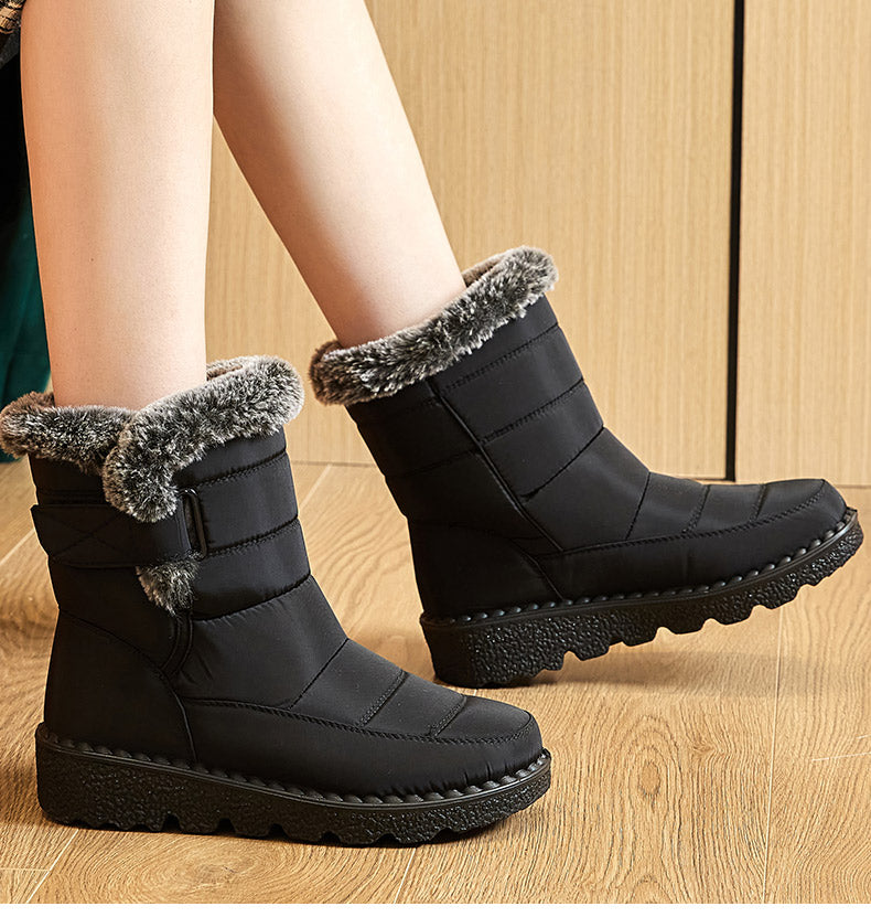 Women's Winter Ankle Boots with Fur