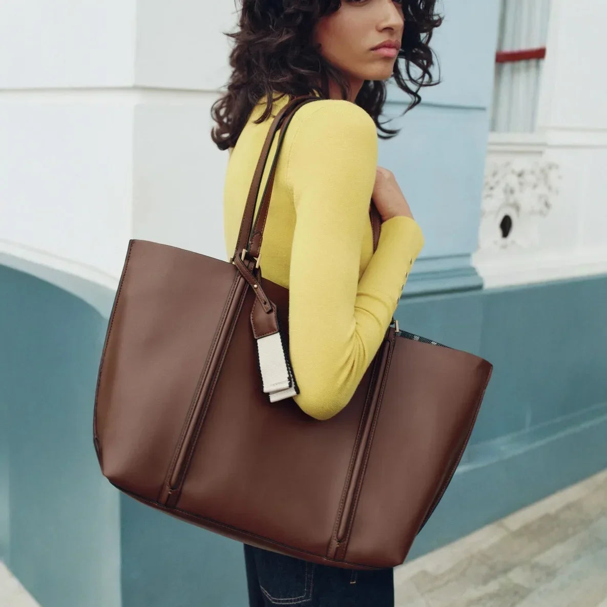 Siena PU Leather Bucket Tote