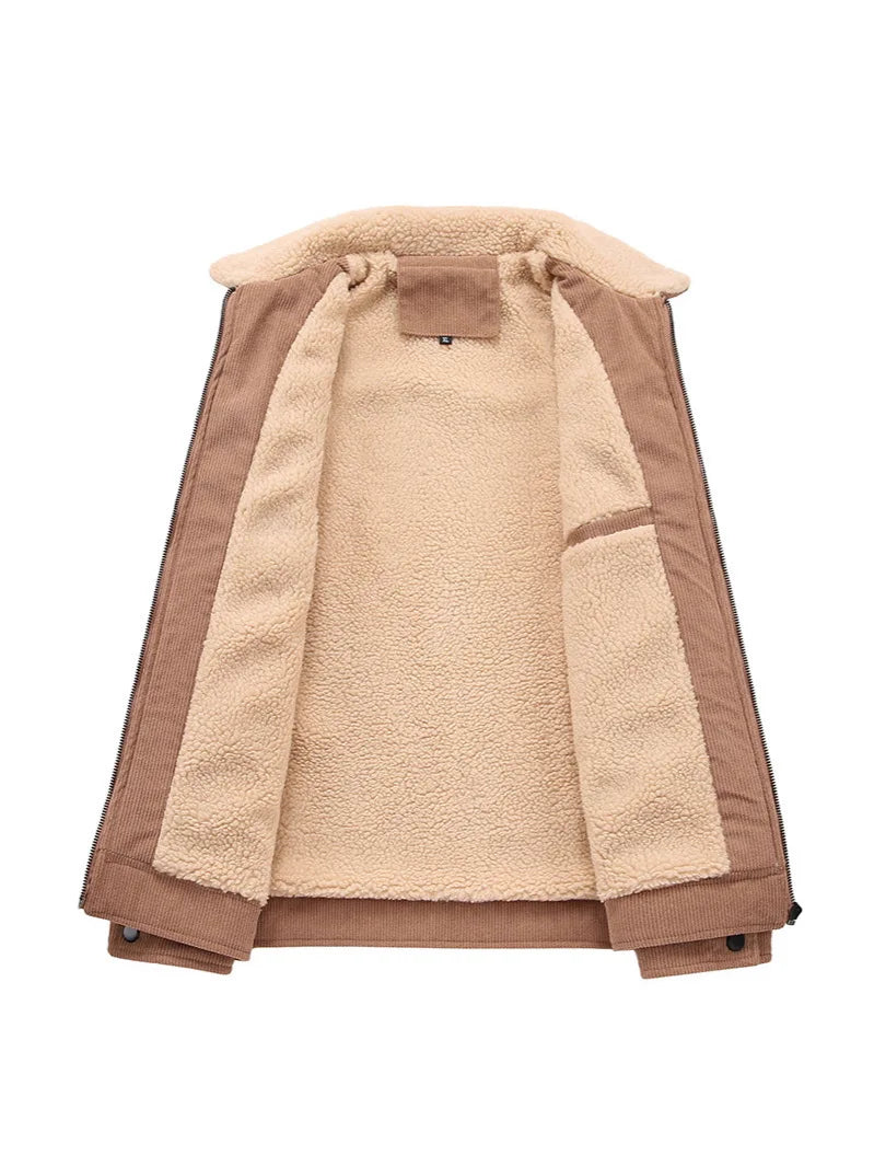 Sherpa Collar Corduroy Jacket