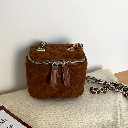 Bella Denim Chain Crossbody Bag