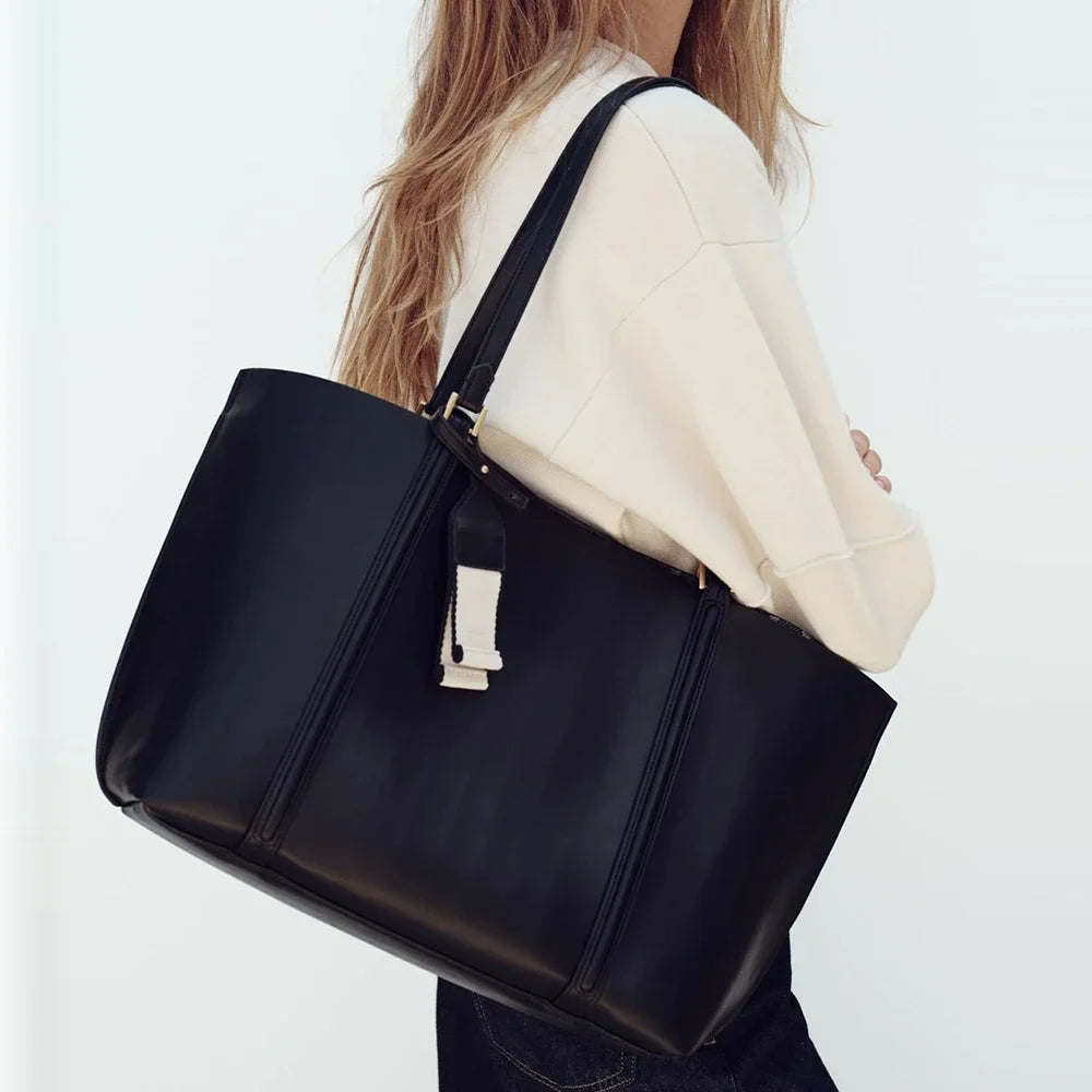 Siena PU Leather Bucket Tote