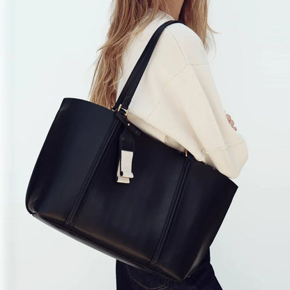 Siena PU Leather Bucket Tote