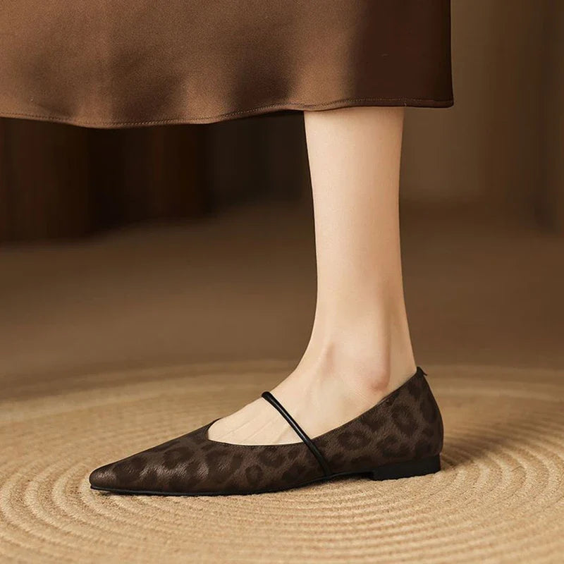 Sahara Leather Flats