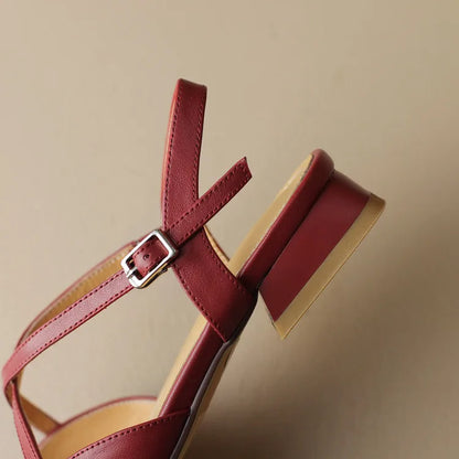 Mirelle Leather Flats