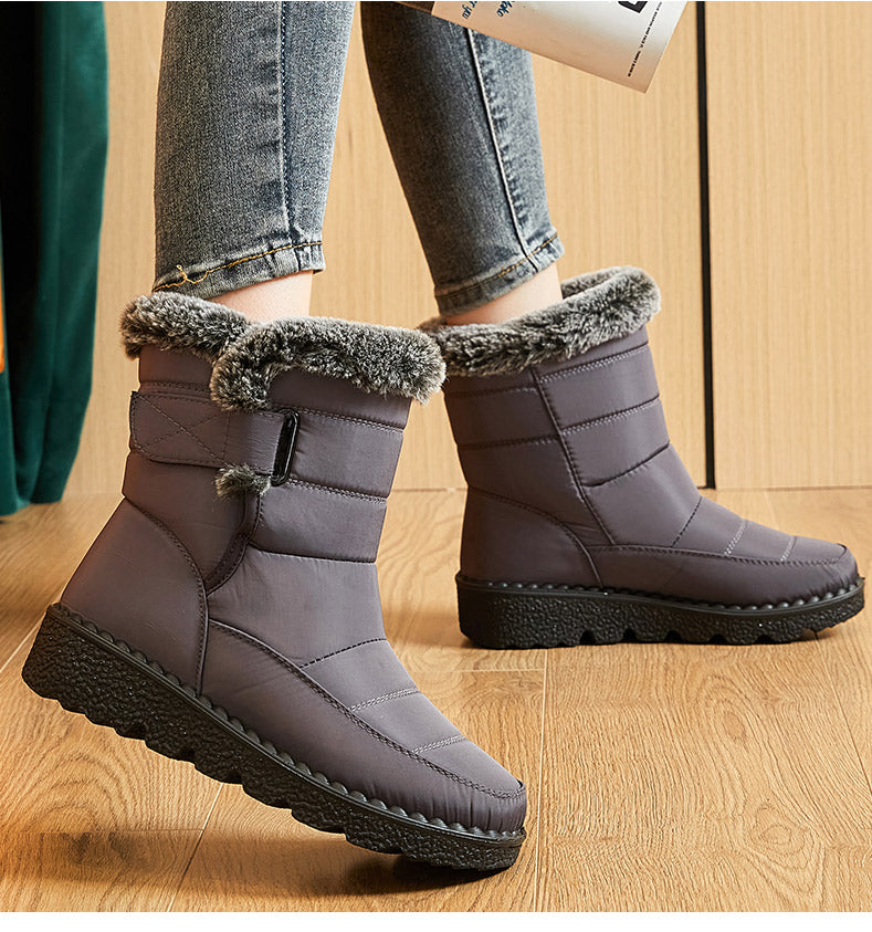 Women's Winter Ankle Boots with Fur