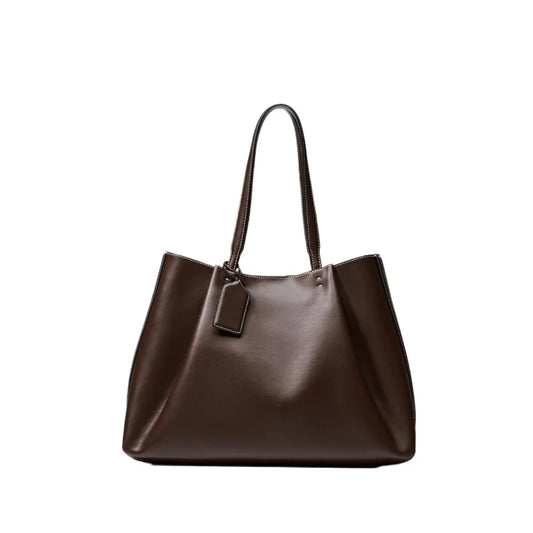 Willow Solid Color Top Handle Tote
