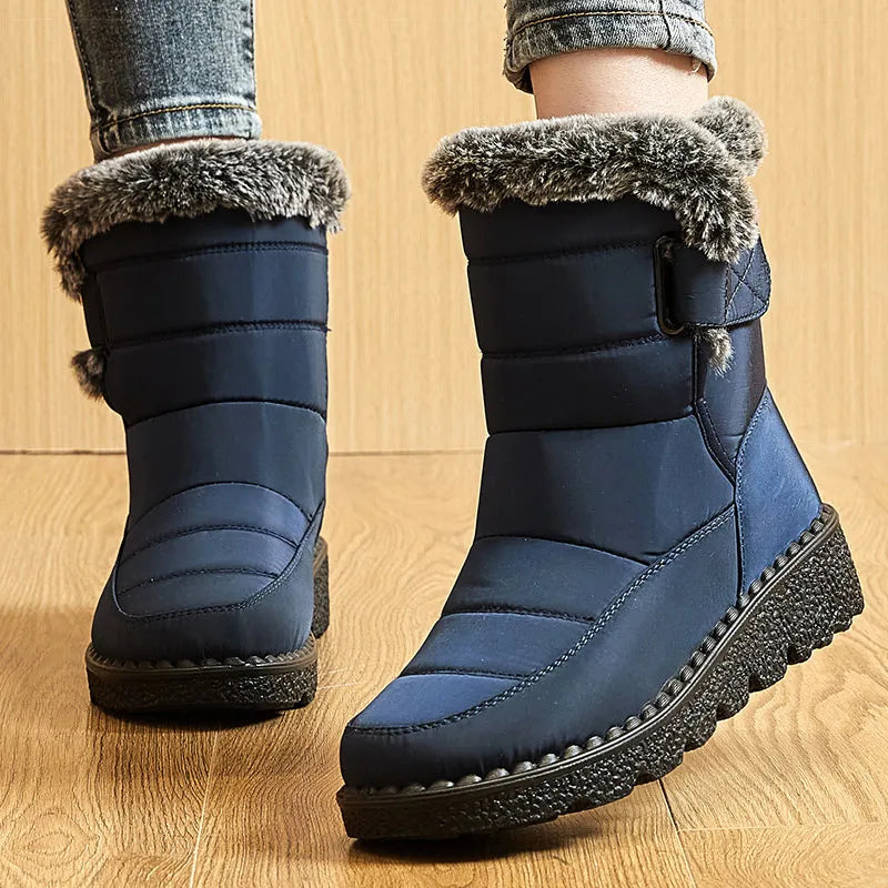 Women's Winter Ankle Boots with Fur