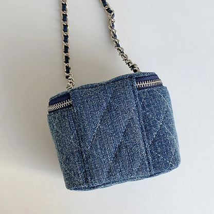 Bella Denim Chain Crossbody Bag