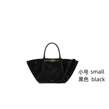 Luna Suede Wings Leather Tote