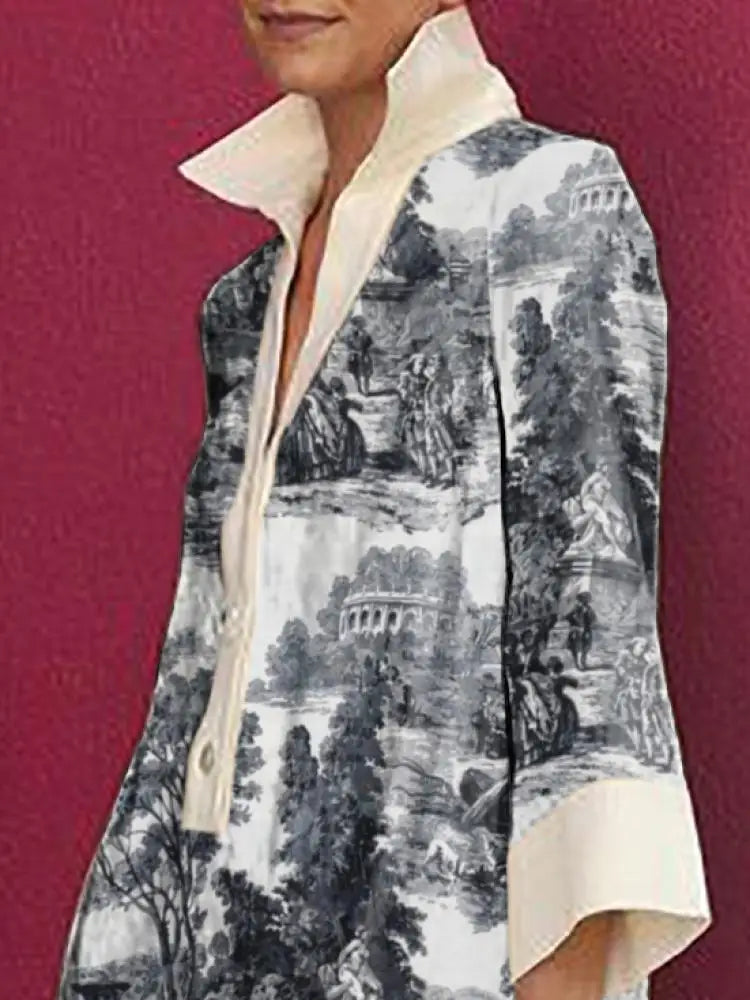 Aria Toile Tunic Dress