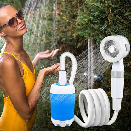 Rechargeable Camping Shower Pump 4000mAh Digital Display