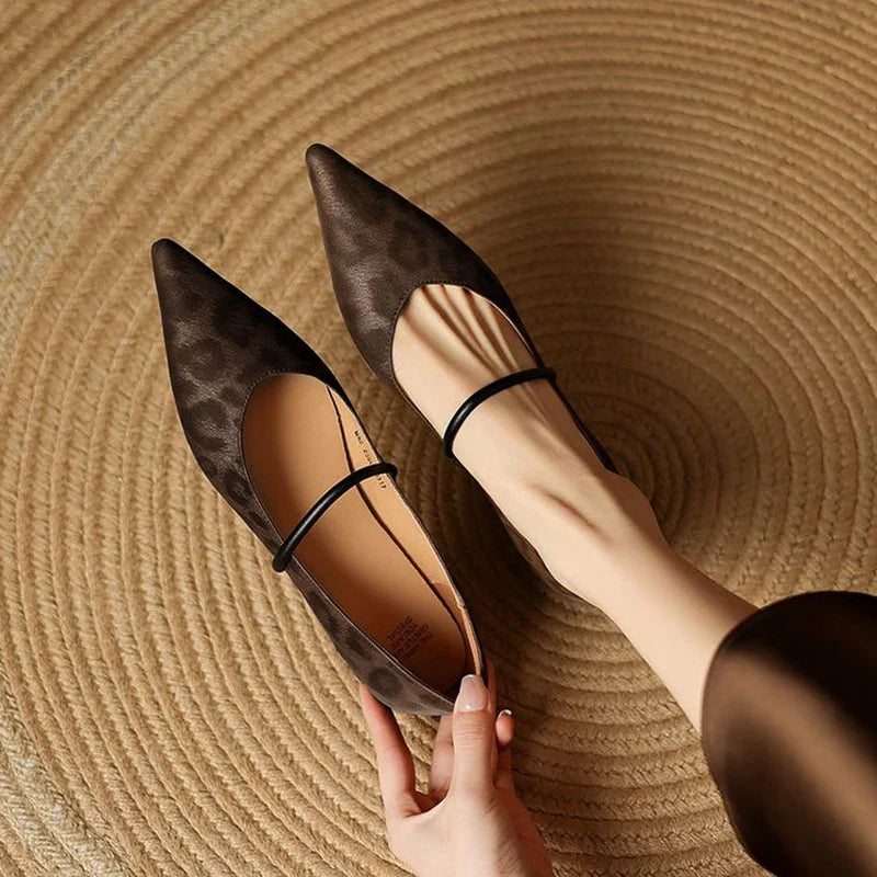 Sahara Leather Flats