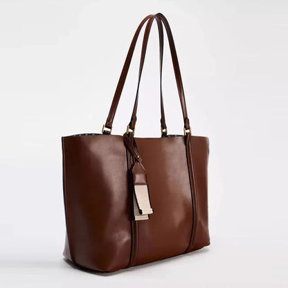 Siena PU Leather Bucket Tote