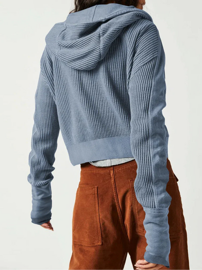 Valona Waffle Hoodie