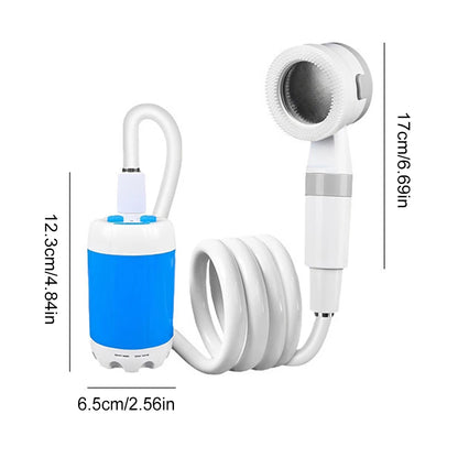Rechargeable Camping Shower Pump 4000mAh Digital Display