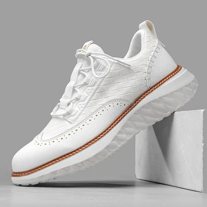 Hudson Orthopedic Leather Sneakers