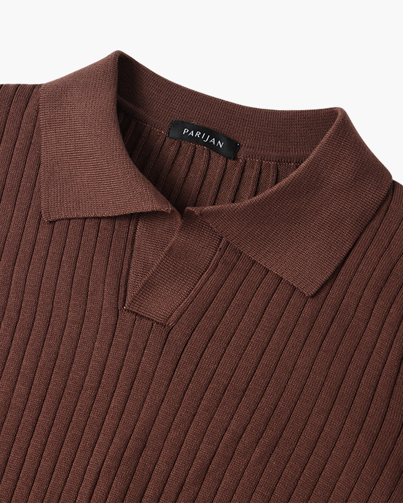 Suwon V Neck Polo Shirt