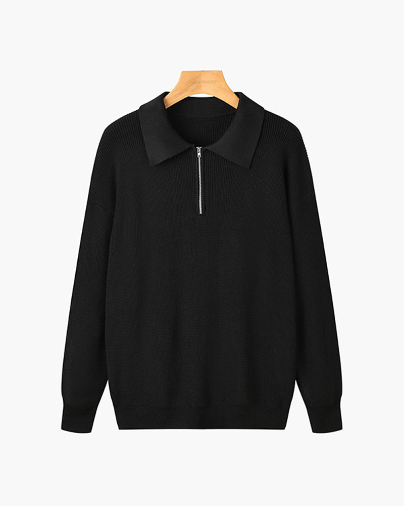 Taebaek Half Zip Polo Shirt
