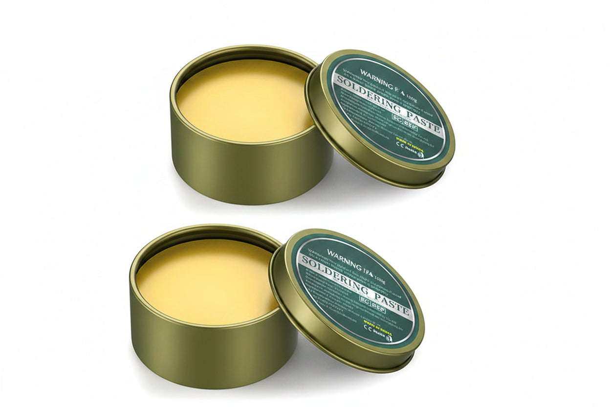 Soldering Flux Paste for Electronics and Metalwork with Smooth Solder Flow