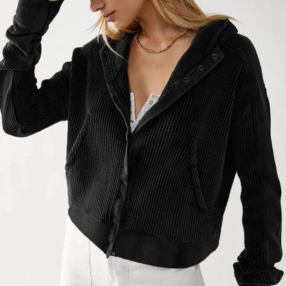 Valona Waffle Hoodie