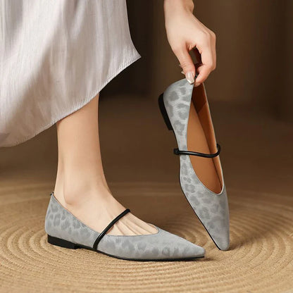 Sahara Leather Flats