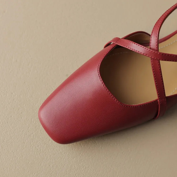 Mirelle Leather Flats