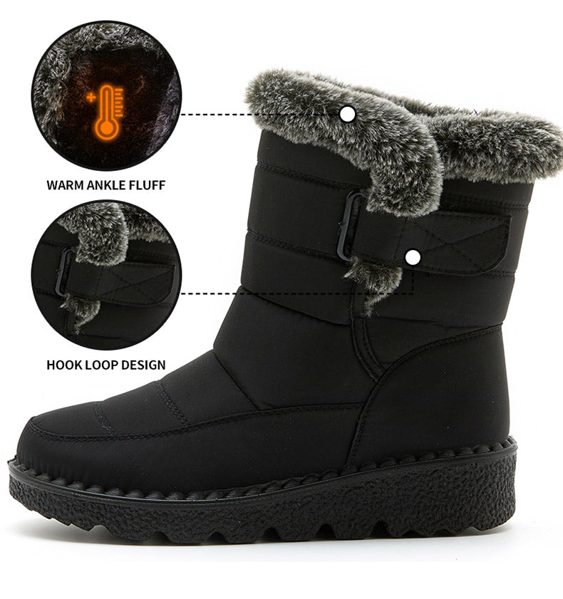 Women's Winter Ankle Boots with Fur